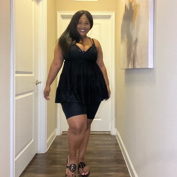 KALI Lace Cami Set (Black) - Picture 5 of 10